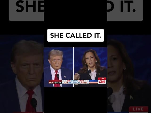 Kamala Harris called it EXACTLY