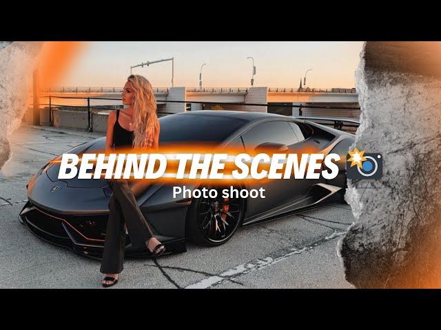 Behind The Scenes Lambo Lady Photo Shoot 