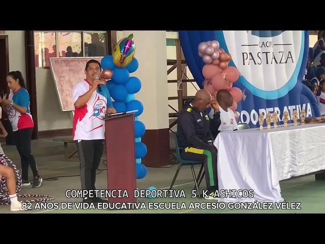 Primera Competencia 5K ASHICOS, organizado por fiestas patronales x escuela Arcesio