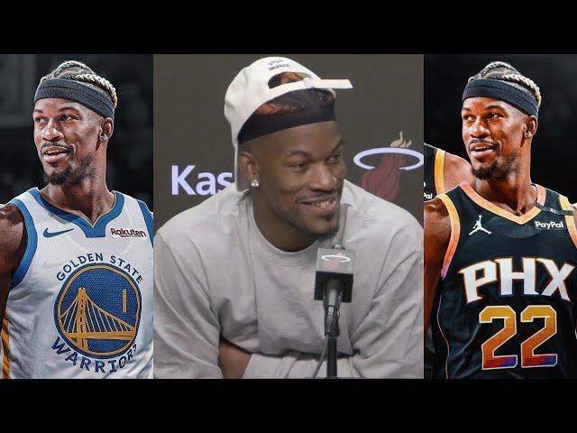 Jimmy Butler hilarious reaction to his Agent calling out Shams for trade rumors