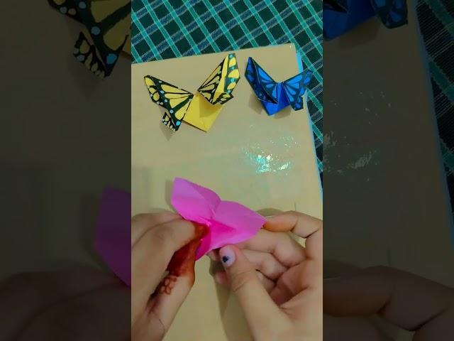 Easy butterfly book mark ️#diy#bookmark#shorts#Peehu art and crafts...