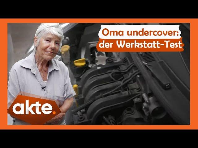 Oma undercover: Werkstätte auf dem Prüfstand | Akte | SAT.1