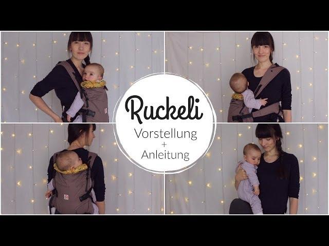 Ruckeli Babytrage | Vorstellung & Anleitung | Bauch-, Rücken- und Hüfttrageweise