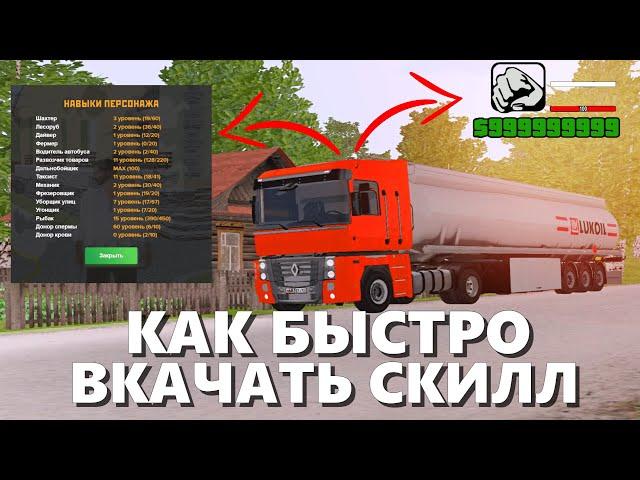 CRMP AMAZING RP - КАК ПРАВИЛЬНО РАБОТАТЬ ДАЛЬНОБОЙЩИКОМ И БЫСТРО ВКАЧАТЬ СКИЛЛ! (GTA CRMP) ️