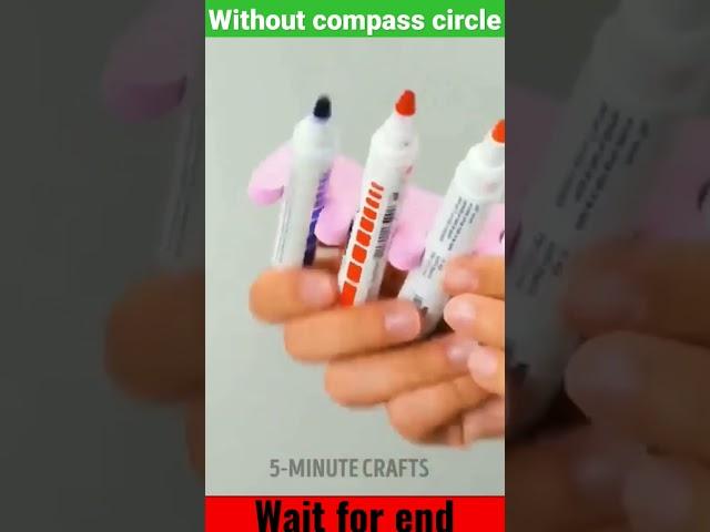without compass circle#_shorts