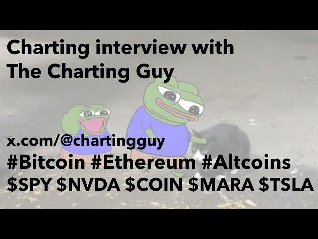 Interview with Charting Guy! #Bitcoin #Ethereum #Altcoins $SPY $NVDA $COIN $MARA $TSLA