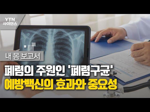 [내 몸 보고서] 폐렴의 주원인 '폐렴구균' 예방백신의 효과와 중요성  / YTN 사이언스