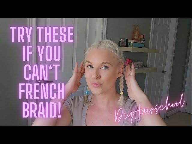 Fake French Braid Tutorial - Perfect Style If You Can't French Braid