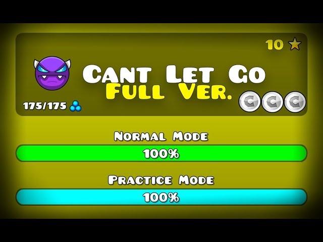 CAN'T LET GO FULL VERSION BY: THESQUAREZEBRA [GD] (ME) GEOMETRY DASH 2.11