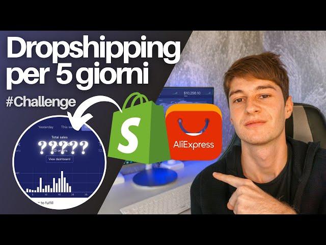 Ho Provato il Dropshipping per 5 Giorni (Challenge partendo da 0)