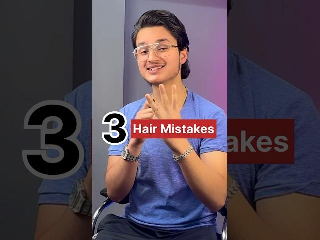 Avoid Hair mistakes ( Hair fall & Hair loss)   #shortsindia #haircare #hairfall #hairloss #hair