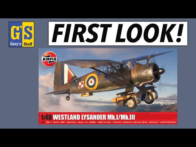 2024 NEW AIRFIX LYSANDER 1/48 - first box review!