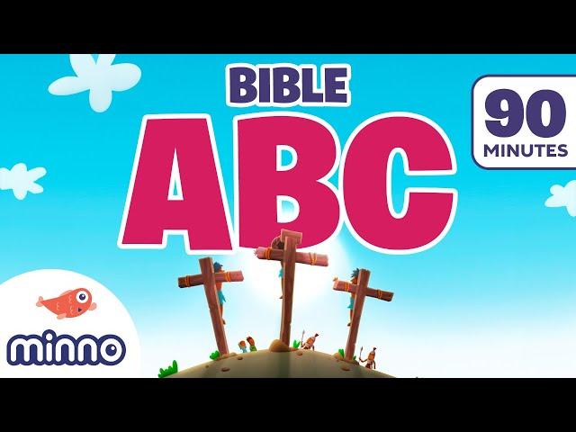 Learn ABC with the Bible! (Christian Homeschool) Letters for Toddlers PLUS 16 Bible Stories for Kids