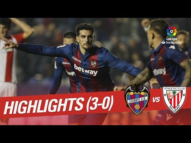 Highlights Levante UD vs Athletic Club (3-0)