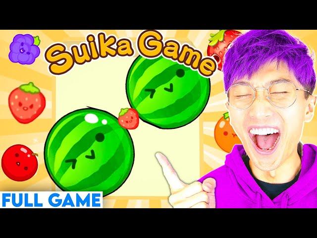 LANKYBOX Plays WORLD'S HARDEST GAME...!? (SUIKA GAME)