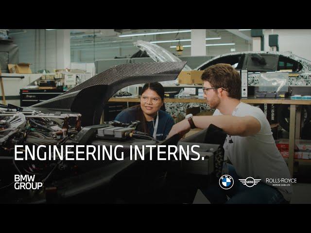 Engineering Interns at the BMW Group | BMW Group Careers.