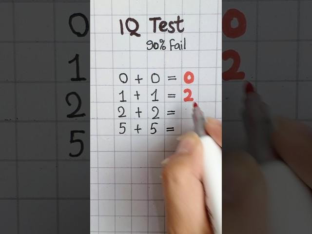 90% of people fail in this IQ test/Check yours IQ 