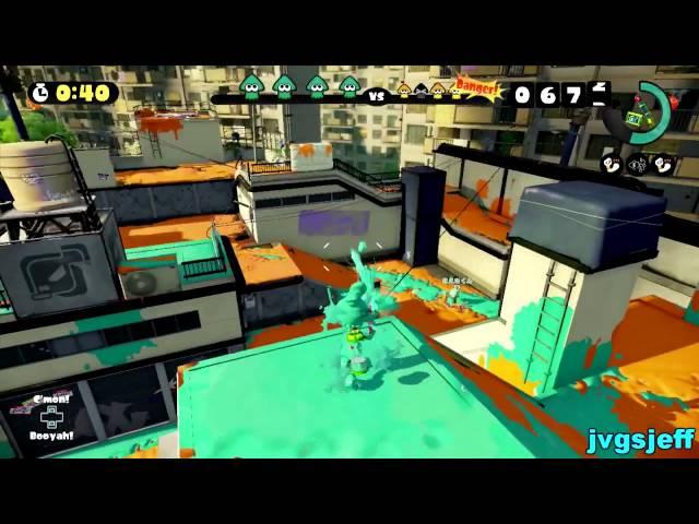 Splatoon - Flounder Heights Turf War Gameplay