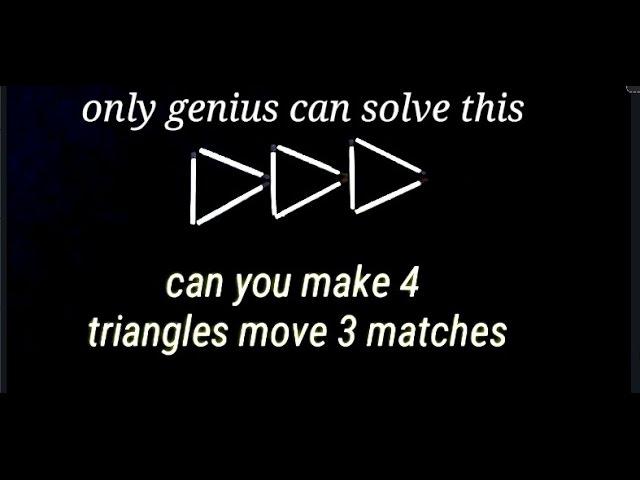 Matches puzzles  || matches puzzle game || genius game