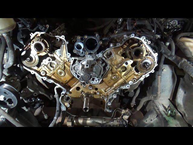 Infiniti 5.6 V8 Timing Reassembly! QX80 Going back together!