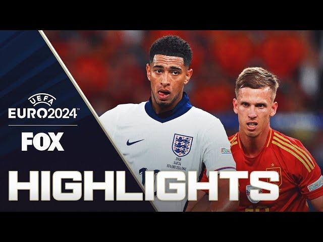 Spain vs. England Highlights | UEFA Euro 2024 | Final