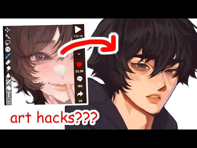 ROASTING TIKTOK ART TUTORIALS 12