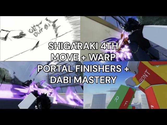 NEW SHIGARAKI 4TH ULTIMATE MOVE + WARP PORTAL + DABI MASTERY SNEAKS! | Roblox Heroes Battlegrounds