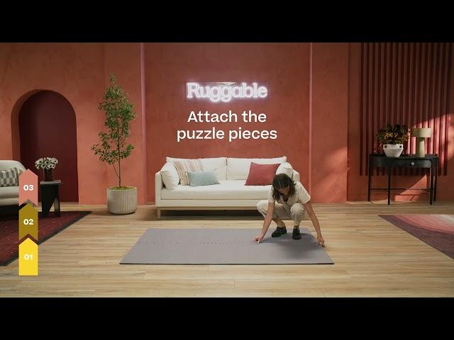 How to Assemble Your Ruggable Cushioned Systems │5'x7', 6'x9', 6' Round and 8' Round