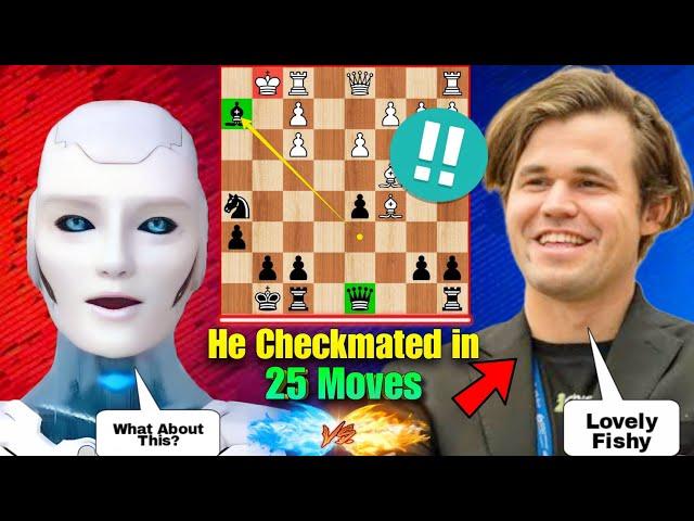 Stockfish 16.1 CHECKMATED World Champion Magnus Carlsen in 25 Moves In Chess | Chess Strategy | AI