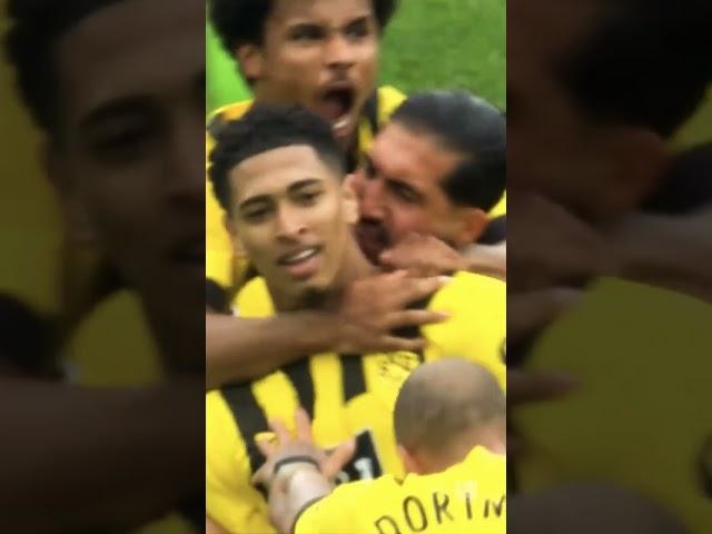 Jude Bellingham goal vs Wolfsburg #shorts #borussiadortmund #highlights #soccer