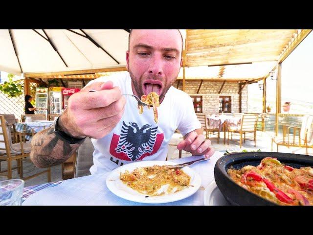 ALBANIAN FOOD in the CITY OF STONE!! Gjirokastër Tava + UNESCO Attractions | Gjirokastër, Albania