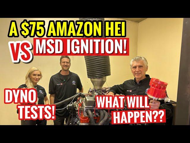 $75 Amazon HEI Distributor VS MSD Ignition DYNO TEST!  Mike's Michigan Modified stock car engine.