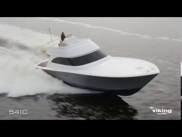 Viking Yachts 54' Convertible - First Start-Up Sea Trial