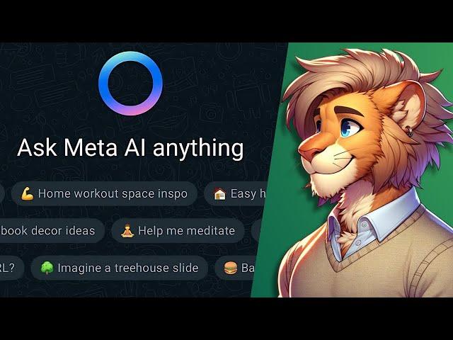 How To Use Meta AI in WhatsApp (ft. Llama 3)