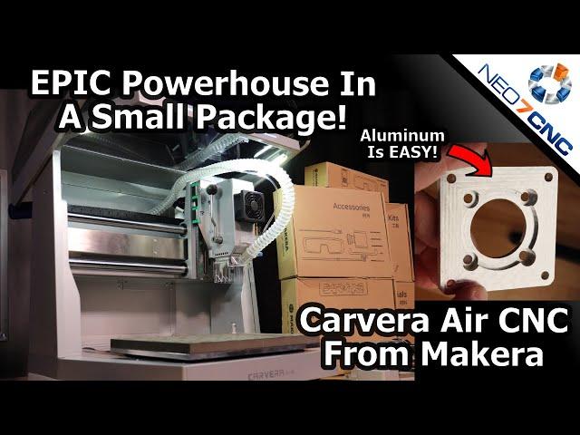 So Many Features With Great Performance!! - The Carvera Air Desktop CNC From Makera