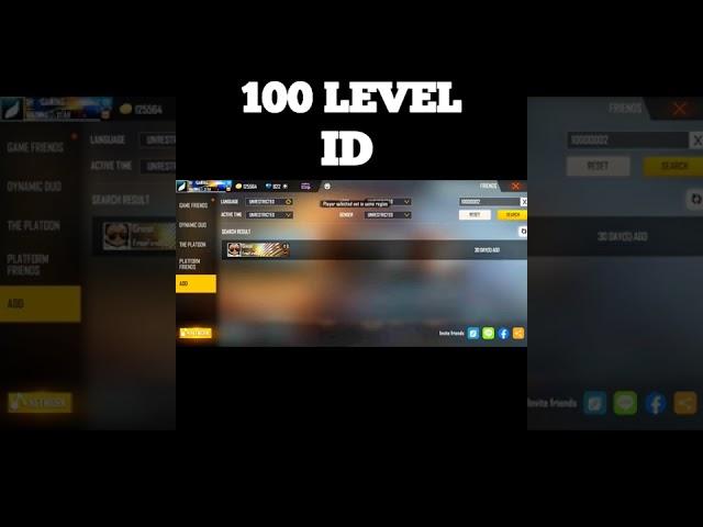 BEAT ICECOLD WITH 100 LEVEL ID ll FREEFIRE HIGHEST LEVEL IN WORLD 