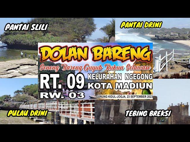 Wisata bersama warga Rt9 Rw3 Ngegong Madiun ke Gunung Kidul Yogyakarta