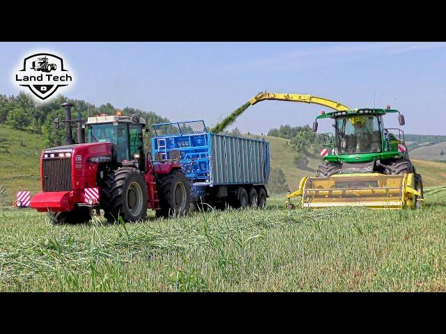 John Deere 8500i - комбайн с дизайном от PORSCHE! Тракторы РСМ 2400 с прицепами ПСП-20 Гигант!