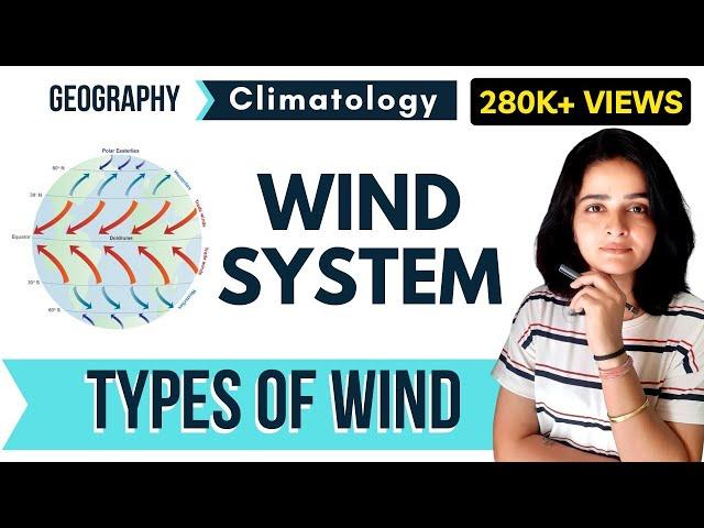 Types of Winds | Wind System in Climatology | Geography by Ma'am Richa #parcham