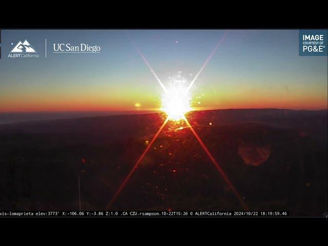 California Views:  Loma Prieta, the Milky Way and Comet Tsuchinshan-ATLAS