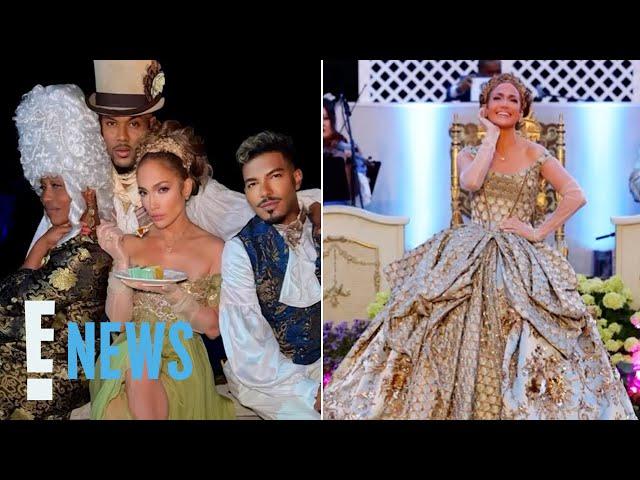 Jennifer Lopez SHARES Glimpse Inside Lavish Bridgerton Themed Party for 55th Birthday | E! News