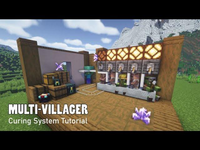 Minecraft Easy Zombie Villager Curing System | Tutorial