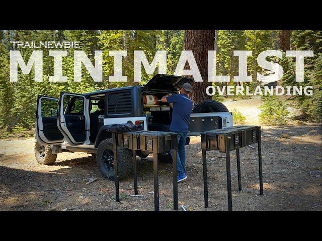 The Art of MINIMALIST Overlanding | Embracing Simplicity With Your Rig Setup | Jeep Car Camping DIY