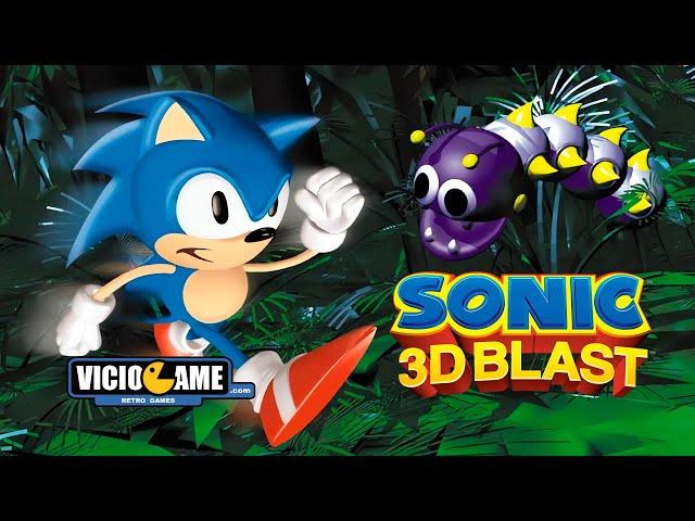  Sonic 3D Blast (Sega Genesis) Complete Gameplay