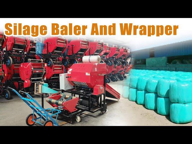 Why Farmers Choose Our Silage Baler for Forage Packing #silage #straw #chaff #baler #farming