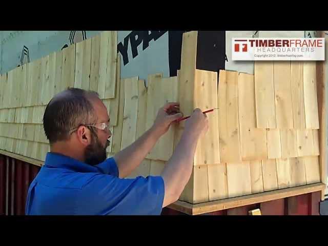 How to Install Cedar Shingles with a Weaved Corner