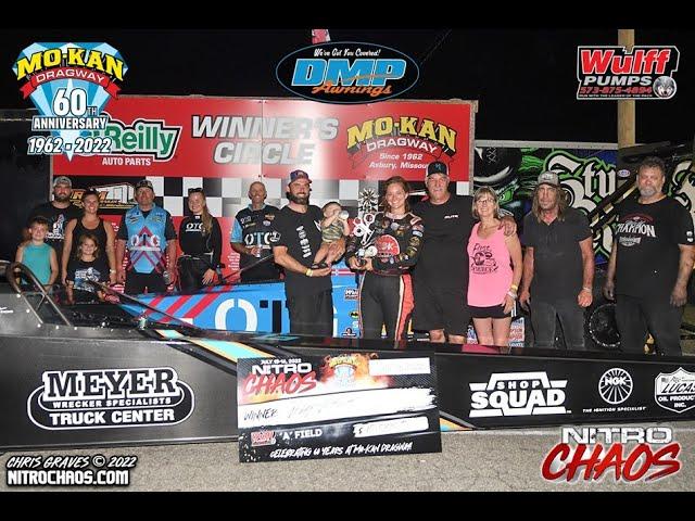 Megan Meyer 2 Time NHRA Champion Wins Nitro Chaos 'A' Field At Mo-Kan Dragway 2022