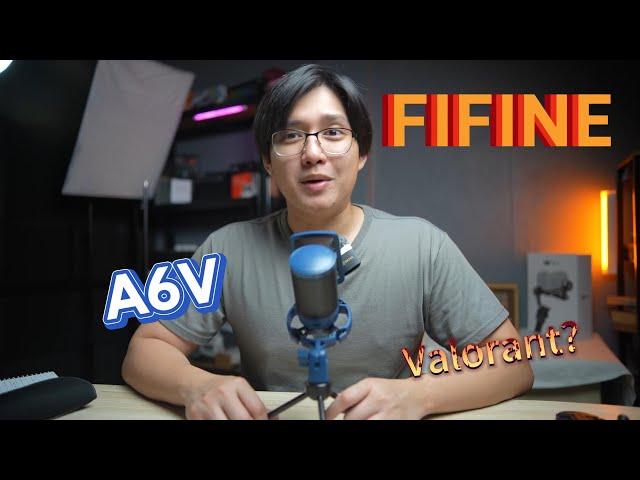 @gyverr Showcases How to Get Better Sound Quality with A FIFINE A6V USB Condenser Mic  in Valorant