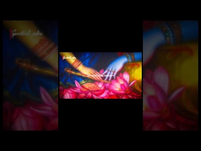 Beauty of Radha Madhav.Chemtrails Over the Country club by Lana del ray#bhakti #love#radhakrishna