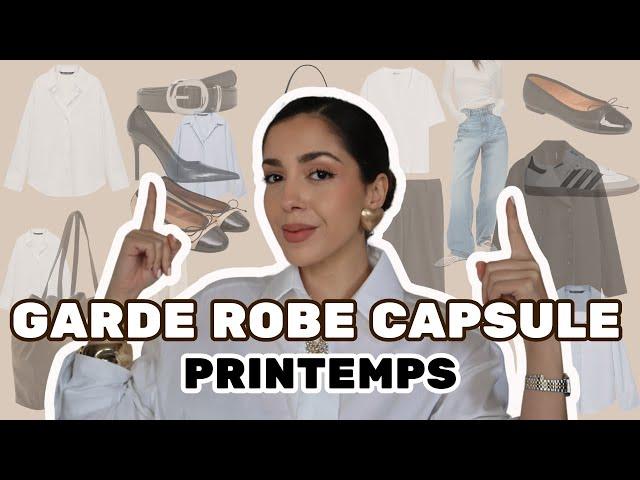 SPRING CAPSULE WARDROBE - Create lots of looks with few clothes (DRESSING ESSENTIALS)